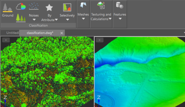 Classification et vérification du terrain